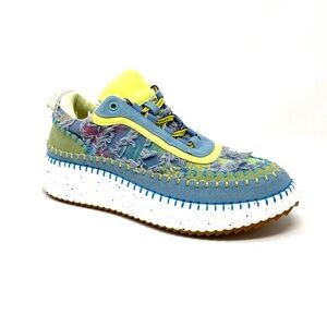 Gelato Stella Women’s Platform Sneakers Size 41 Blue Lime
